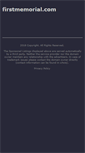 Mobile Screenshot of firstmemorial.com